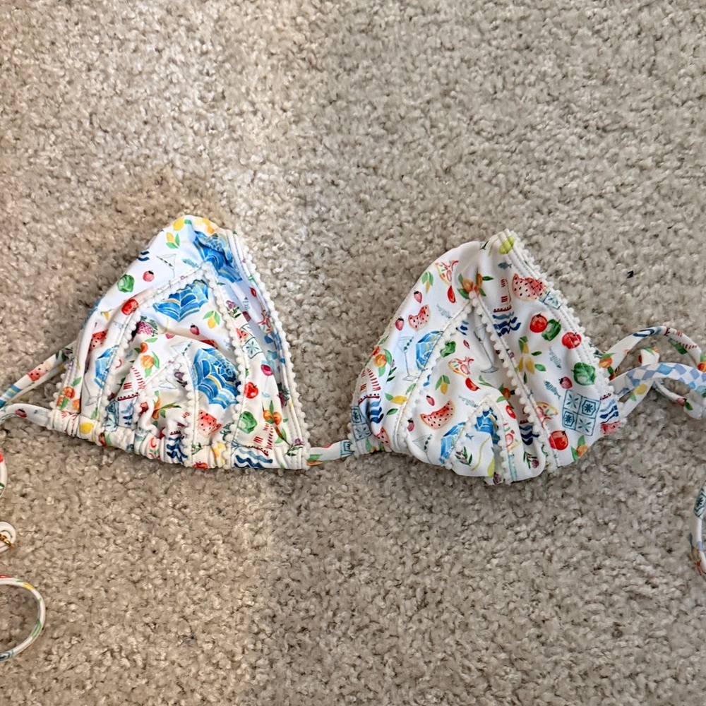 Elysian Colorful  Bikini Top